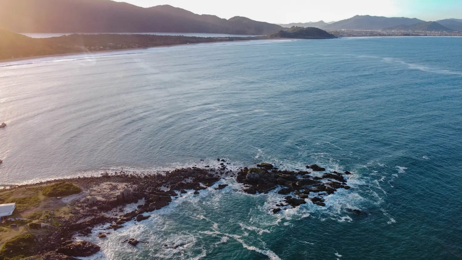 linda paisagem de Florianópolis, a ilha da magia