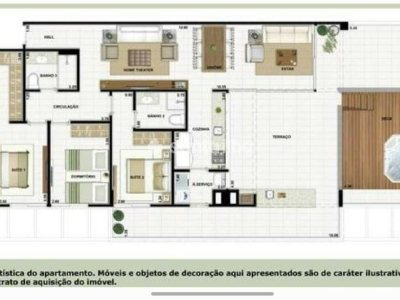 Cobertura à venda com 196m², 3 quartos, 2 suítes, 2 vagas no bairro Campeche em Florianópolis - Foto 21
