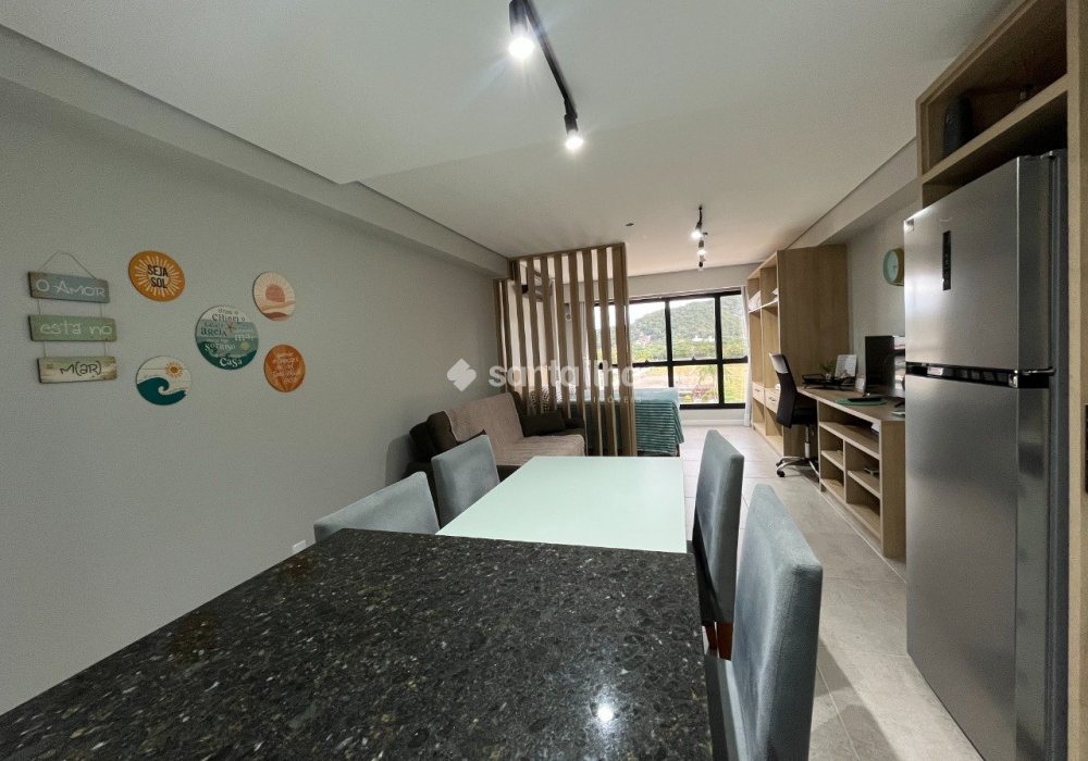 Studio para alugar com 39m², 1 quarto, 1 vaga no bairro Campeche em Florianópolis - Foto 1