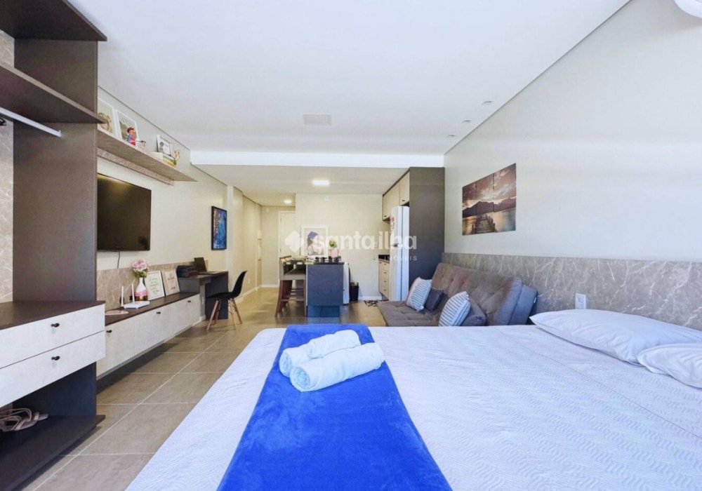Studio à venda com 38m², 1 quarto, 1 suíte, 1 vaga no bairro Campeche em Florianópolis - Foto 1