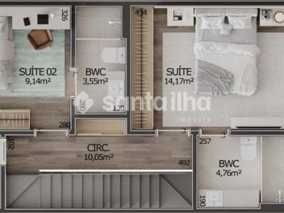 Casa em Condomínio à venda com 143m², 2 quartos, 2 suítes, 1 vaga no bairro Lagoa da Conceição em Florianópolis - Foto 14