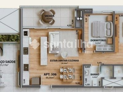 Apartamento à venda com 77m², 2 quartos, 1 suíte, 1 vaga no bairro Campeche em Florianópolis - Foto 2
