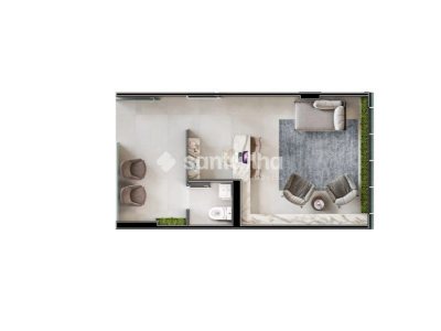 Sala/Conjunto à venda com 27m², 1 quarto, 1 suíte, 1 vaga no bairro Campeche em Florianópolis - Foto 2