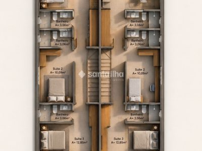 Casa à venda com 134m², 3 quartos, 3 suítes, 2 vagas no bairro Carianos em Florianópolis - Foto 32