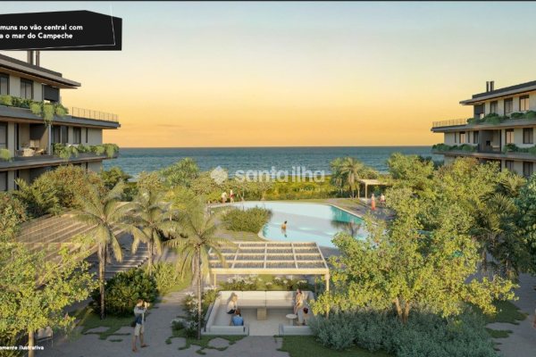 Apartamento à venda com 73m², 2 quartos, 1 suíte, 2 vagas no bairro Campeche em Florianópolis