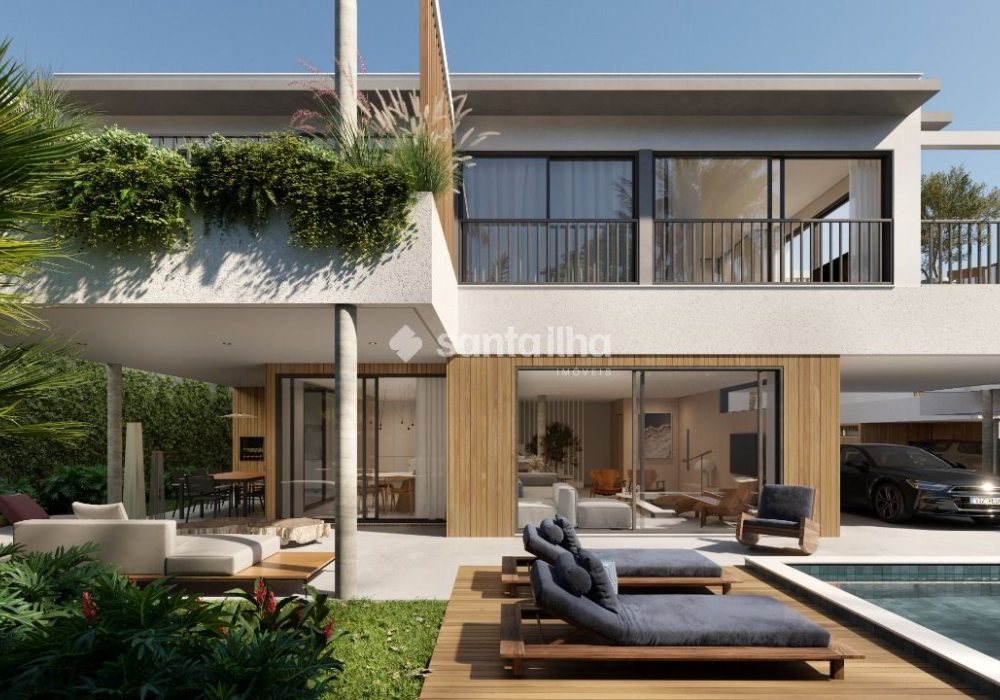 Casa em Condomínio à venda com 241m², 3 quartos, 3 suítes, 2 vagas no bairro Cacupé em Florianópolis - Foto 1