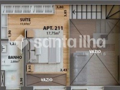 Loft à venda com 64m², 1 quarto, 1 suíte, 1 vaga no bairro Campeche em Florianópolis - Foto 9