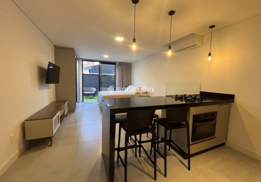 Apartamento para alugar com 35m², 1 quarto, 1 vaga no bairro Campeche em Florianópolis - Foto 1