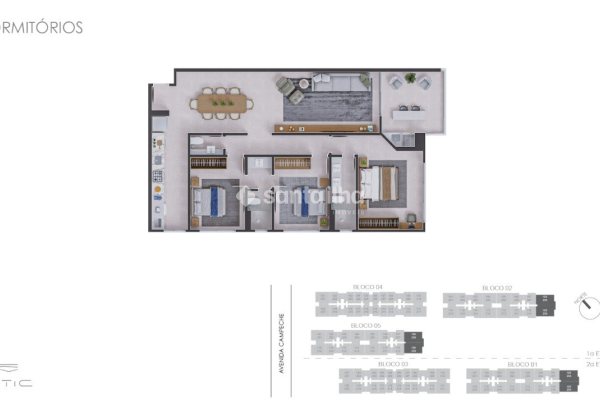 Apartamento à venda com 116m², 3 quartos, 1 suíte, 1 vaga no bairro Campeche em Florianópolis