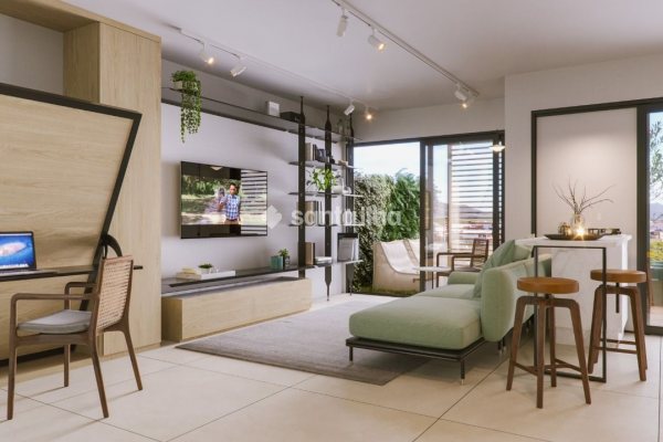 Studio à venda com 41m², 1 quarto, 1 vaga no bairro Campeche em Florianópolis