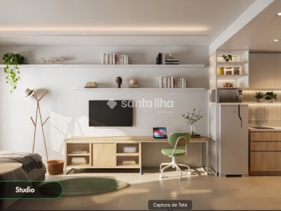 Studio à venda com 33m², 1 quarto no bairro Pantanal em Florianópolis - Foto 3