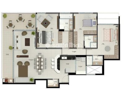 Apartamento à venda com 177m², 3 quartos, 3 suítes, 2 vagas no bairro Campeche em Florianópolis - Foto 19
