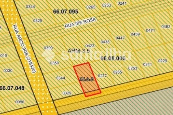Terreno à venda com 360m² no bairro Carianos em Florianópolis