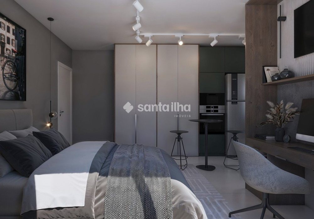 Apartamento à venda com 25m², 1 quarto no bairro Campeche em Florianópolis - Foto 1