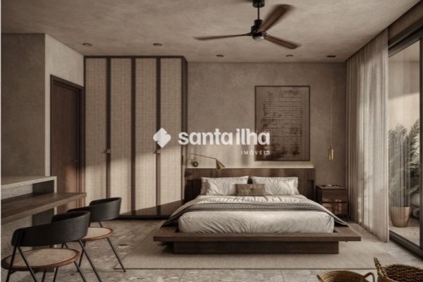 Studio à venda com 43m², 1 quarto, 1 suíte, 1 vaga no bairro Novo Campeche em Florianópolis