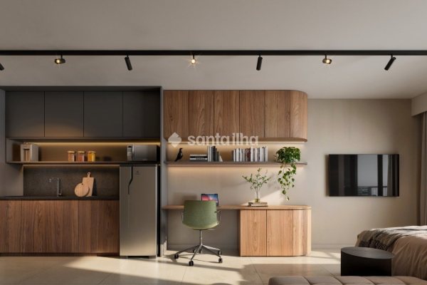 Studio à venda com 38m², 1 quarto no bairro Pantanal em Florianópolis