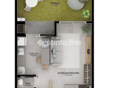 Apartamento à venda com 57m², 1 quarto, 1 vaga no bairro Campeche em Florianópolis - Foto 2