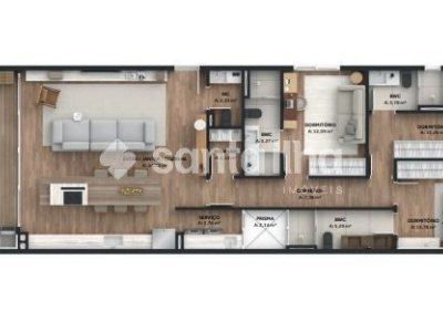 Apartamento à venda com 172m², 3 quartos, 3 suítes, 2 vagas no bairro Cacupé em Florianópolis - Foto 15