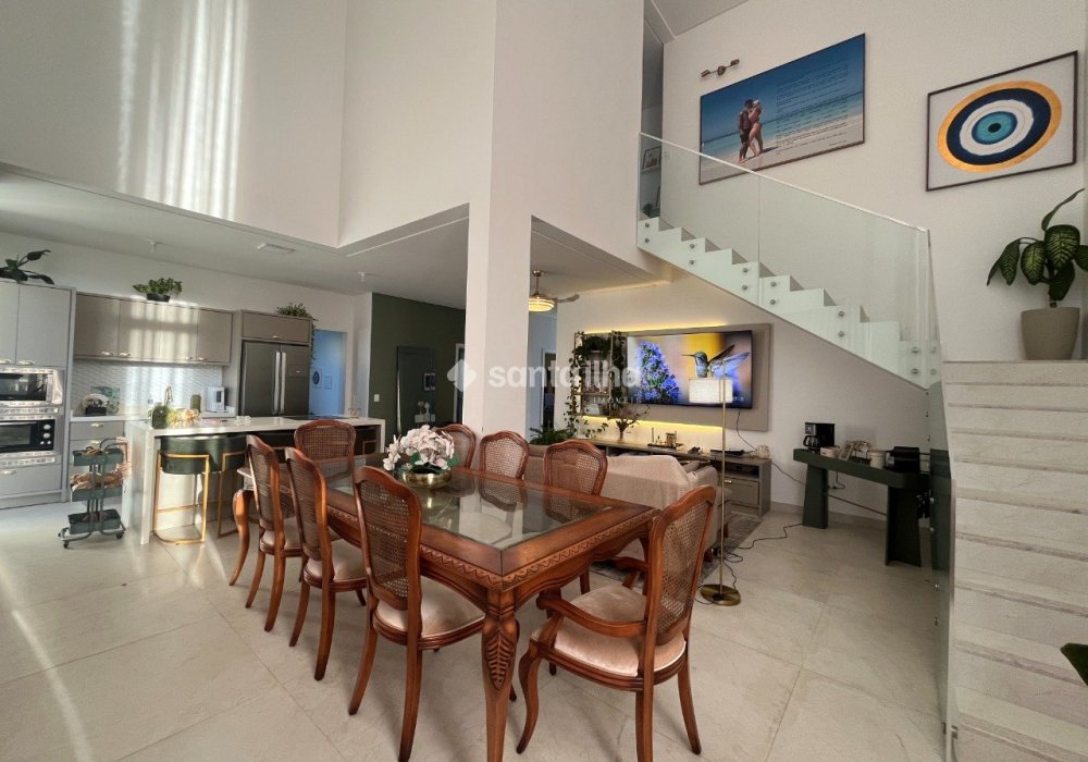Casa em Condomínio para alugar com 278m², 5 quartos, 4 suítes, 4 vagas no bairro Campeche em Florianopolis - Foto 1