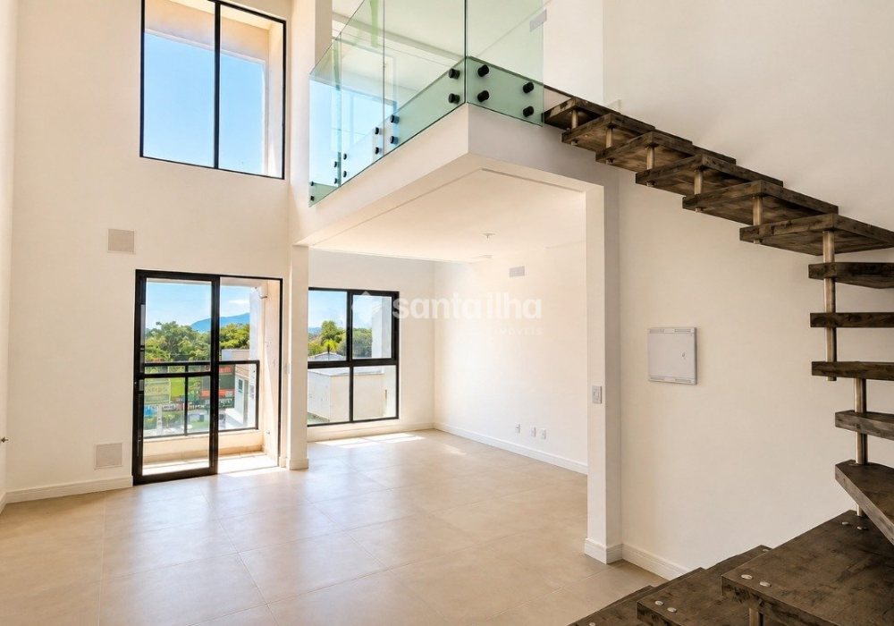 Loft à venda com 62m², 1 quarto, 1 suíte, 1 vaga no bairro Ribeirão da Ilha em Florianópolis - Foto 1