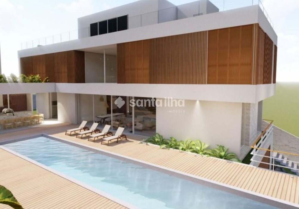 Casa em Condomínio à venda com 440m², 3 quartos, 3 suítes, 4 vagas no bairro Rio Tavares em Florianópolis - Foto 1