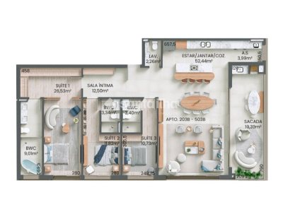 Apartamento à venda com 179m², 3 quartos, 3 suítes, 2 vagas no bairro Praia Brava em Florianópolis - Foto 21