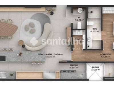 Apartamento à venda com 193m², 3 quartos, 3 suítes, 2 vagas no bairro Cacupé em Florianópolis - Foto 6
