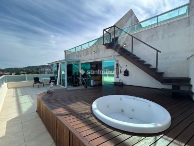 Cobertura à venda com 179m², 2 quartos, 2 suítes, 2 vagas no bairro Campeche em Florianópolis - Foto 6