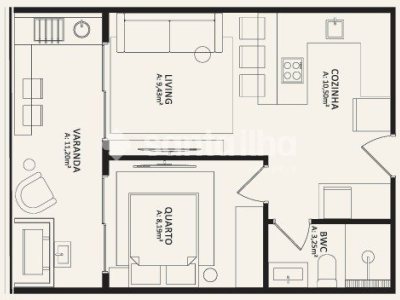 Apartamento à venda com 45m², 1 quarto, 1 suíte, 1 vaga no bairro Morro das Pedras em Florianópolis - Foto 23