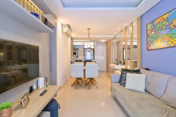 Apartamento à venda com 69m², 2 quartos, 1 suíte, 2 vagas no bairro Itacorubi em Florianópolis