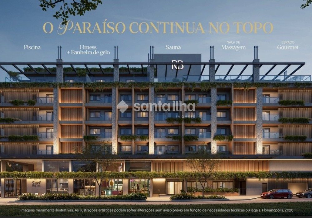 Apartamento à venda com 179m², 2 quartos, 1 suíte, 1 vaga no bairro Campeche em Florianópolis - Foto 1