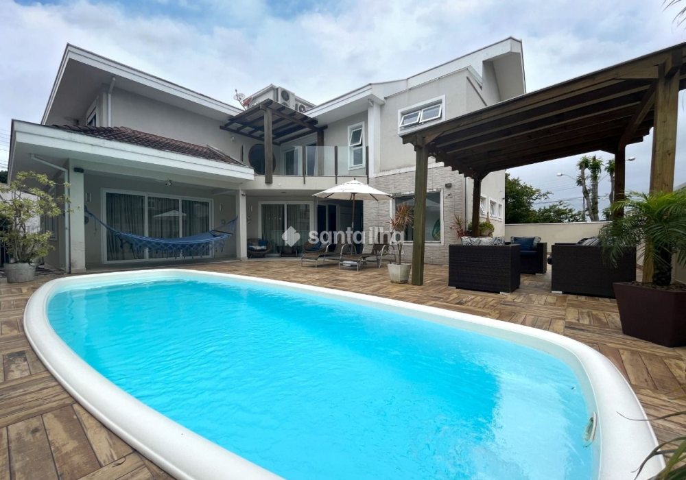 Casa em Condomínio à venda com 312m², 4 quartos, 1 suíte, 2 vagas no bairro Campeche Leste em Florianópolis - Foto 1