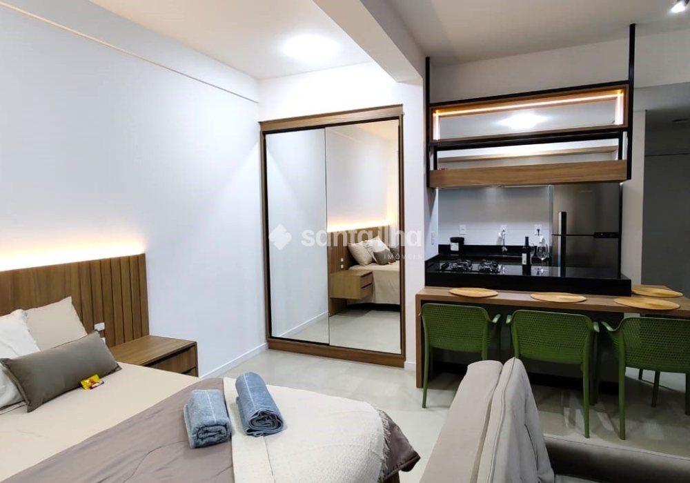 Studio para alugar com 55m², 1 quarto, 1 vaga no bairro Campeche em Florianópolis - Foto 1