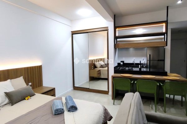 Studio para alugar com 55m², 1 quarto, 1 vaga no bairro Campeche em Florianópolis