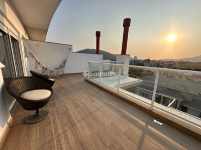 Cobertura para alugar ou comprar com 227m², 4 quartos, 3 suítes, 3 vagas no bairro Campeche em Florianópolis - Foto 13