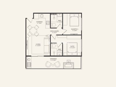 Apartamento à venda com 69m², 2 quartos, 1 suíte, 1 vaga no bairro Morro das Pedras em Florianópolis - Foto 16
