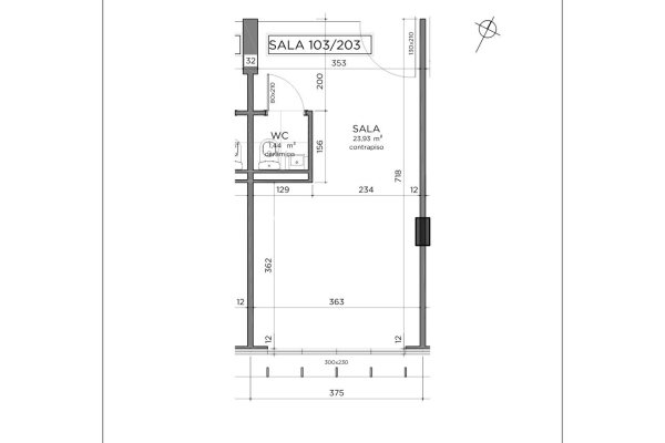 Sala/Conjunto à venda com 27m², 1 quarto, 1 vaga no bairro Campeche em Florianópolis