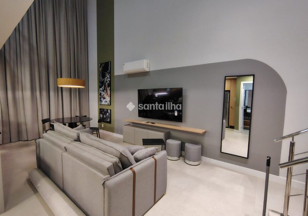 Apartamento para alugar ou comprar com 77m², 1 quarto, 1 suíte, 1 vaga no bairro Lagoa da Conceição em Florianópolis - Foto 1