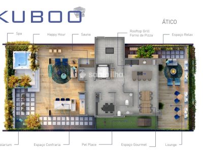 Studio à venda com 43m², 1 quarto, 1 vaga no bairro Centro em Florianópolis - Foto 10