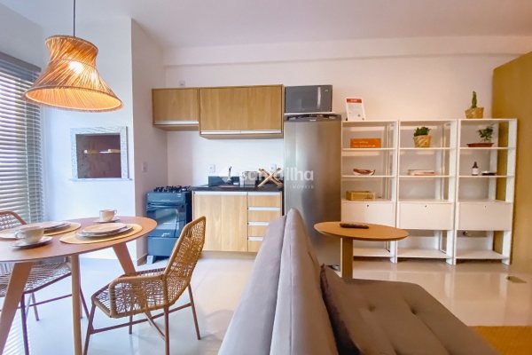 Apartamento para alugar com 37m², 1 quarto, 1 vaga no bairro Ribeirão da Ilha em Florianópolis