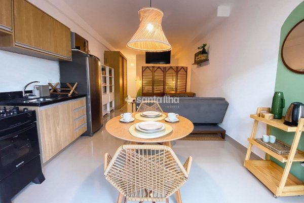 Apartamento para alugar com 37m², 1 quarto, 1 vaga no bairro Ribeirão da Ilha em Florianópolis