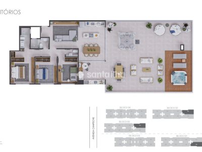 Apartamento à venda com 211m², 3 quartos, 1 suíte, 3 vagas no bairro Campeche em Florianópolis - Foto 14