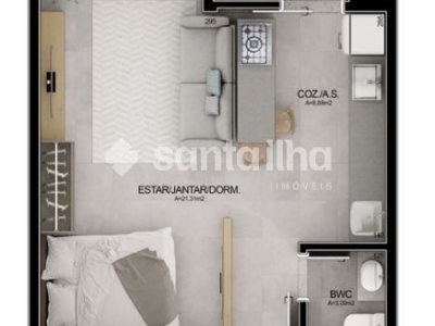 Studio à venda com 41m², 1 quarto, 1 vaga no bairro Campeche em Florianópolis - Foto 2
