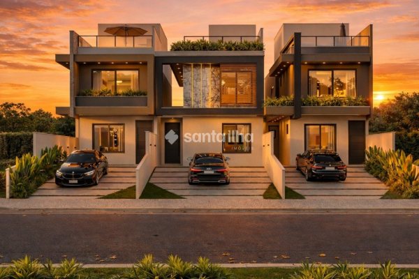 Casa à venda com 168m², 4 quartos, 3 suítes, 2 vagas no bairro Campeche em Florianópolis