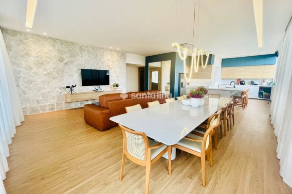 Cobertura à venda com 294m², 3 quartos, 3 suítes, 2 vagas no bairro Campeche em Florianópolis