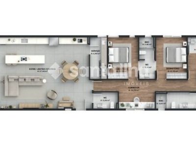 Apartamento à venda com 214m², 4 quartos, 4 suítes, 3 vagas no bairro Cacupé em Florianópolis - Foto 15
