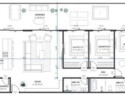 Cobertura à venda com 169m², 3 quartos, 1 suíte, 1 vaga no bairro Campeche em Florianópolis - Foto 14