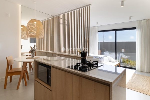 Studio à venda com 58m², 1 quarto, 1 vaga no bairro Novo Campeche em Florianópolis