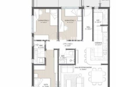 Apartamento à venda com 96m², 3 quartos, 1 suíte, 2 vagas no bairro João Paulo em Florianópolis - Foto 39