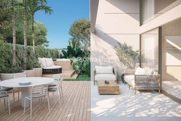 Apartamento à venda com 130m², 3 quartos, 3 suítes, 2 vagas no bairro Coqueiros em Florianópolis